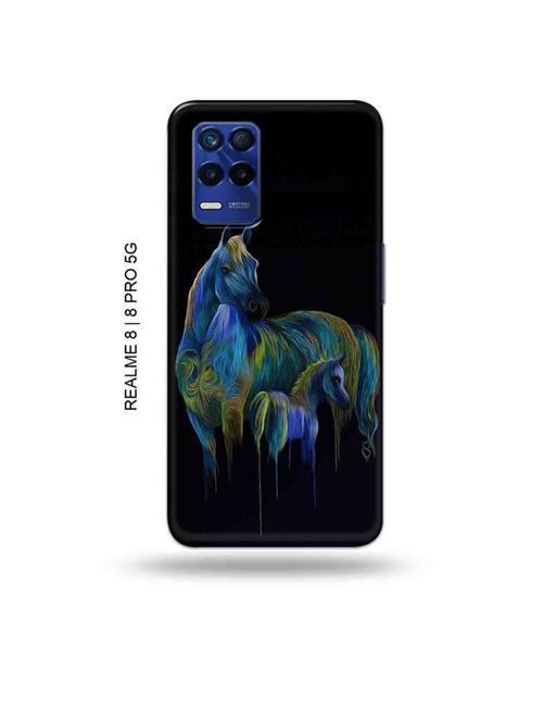 tweakymod designer printed hard case | horse back cover compatible with realme 8, realme 8 pro - 19018509 - Very Small Image - 1