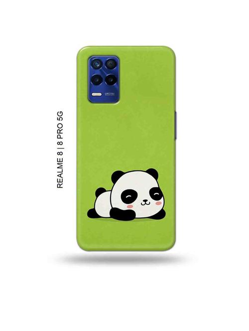 lazy panda back cover compatible with realme 8, realme 8 pro - 19018522 - Very Small Image - 1