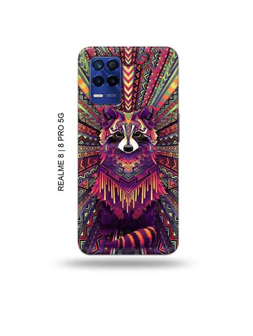 kalankari fox back cover compatible with realme 8, realme 8 pro - 19018526 - Very Small Image - 1