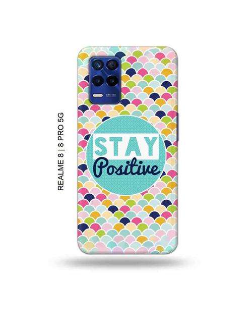 stay positive back cover compatible with realme 8, realme 8 pro - 19018562 - Very Small Image - 1