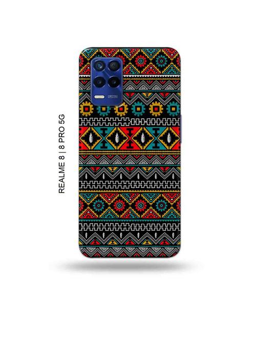 aztec back cover compatible with realme 8, realme 8 pro - 19018578 - Very Small Image - 1