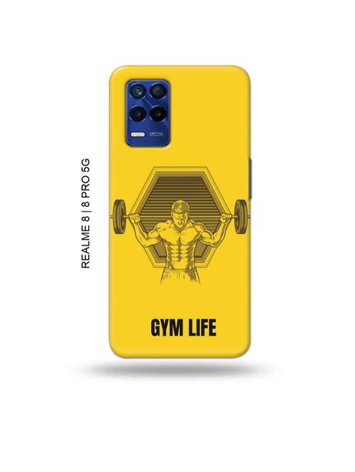 gym life back cover compatible with realme 8, realme 8 pro - 19018620 - Very Small Image - 1