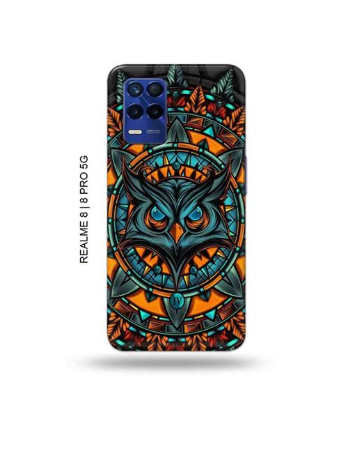 angry owl back cover compatible with realme 8, realme 8 pro - 19018634 - Very Small Image - 1