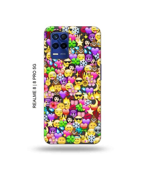 emojis back cover compatible with realme 8, realme 8 pro - 19018649 - Very Small Image - 1