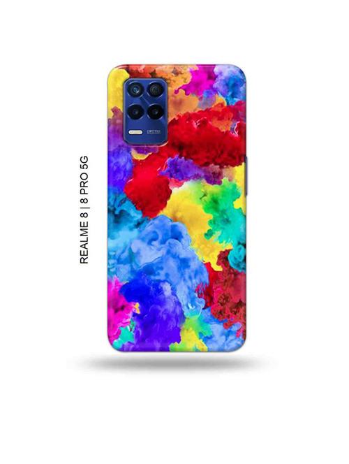 colour holi back cover compatible with realme 8, realme 8 pro - 19018704 - Very Small Image - 1