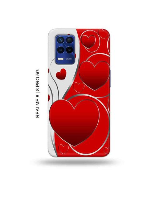 tweakymod designer printed hard case | love design back cover compatible with realme 8, realme 8 pro - 19018743 - Very Small Image - 1
