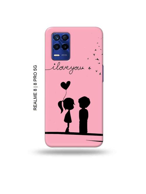 tweakymod designer printed hard case | i love you back cover compatible with realme 8, realme 8 pro - 19018757 - Very Small Image - 1