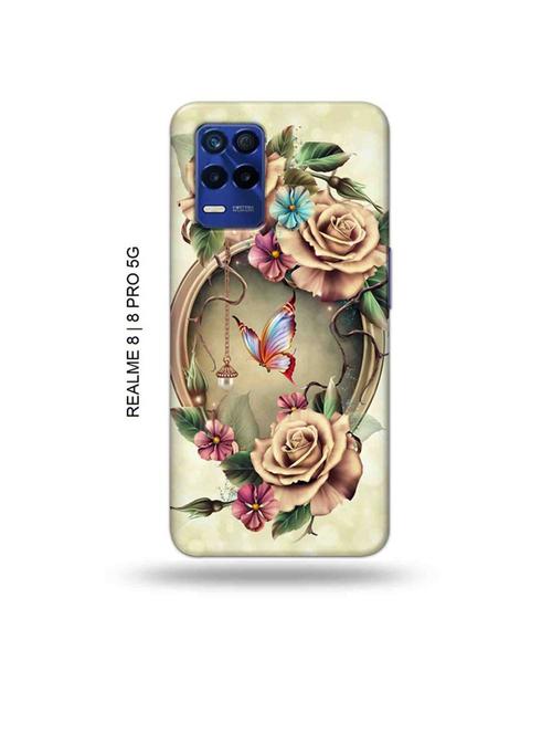 tweakymod designer printed hard case | floral back cover compatible with realme 8, realme 8 pro - 19018767 - Very Small Image - 1