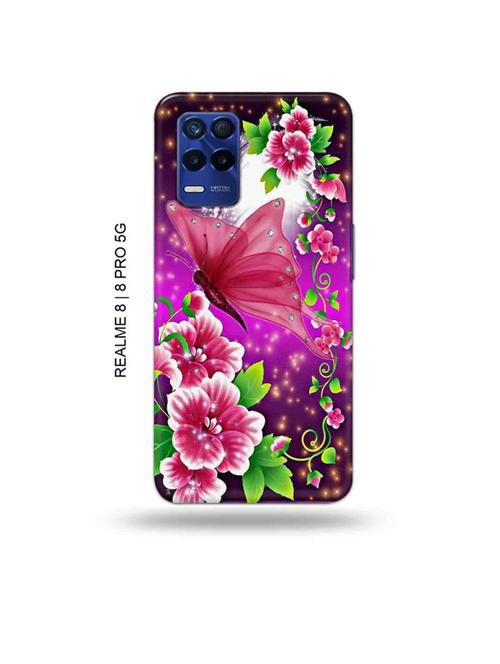 tweakymod designer printed hard case | flowers back cover compatible with realme 8, realme 8 pro - 19018771 - Very Small Image - 1