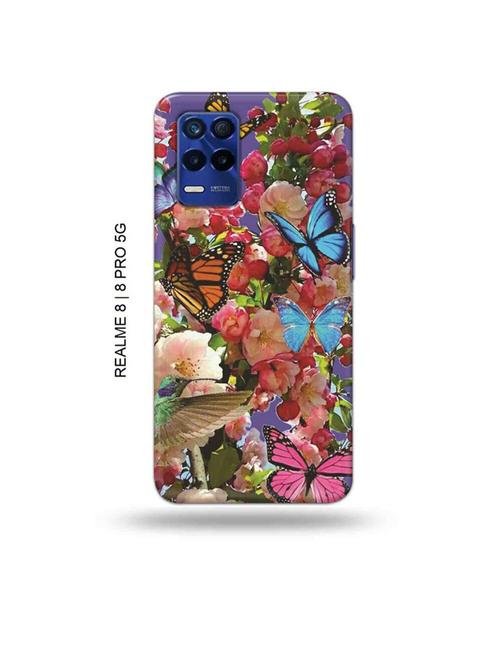 tweakymod designer printed hard case | flowers back cover compatible with realme 8, realme 8 pro - 19018786 - Very Small Image - 1