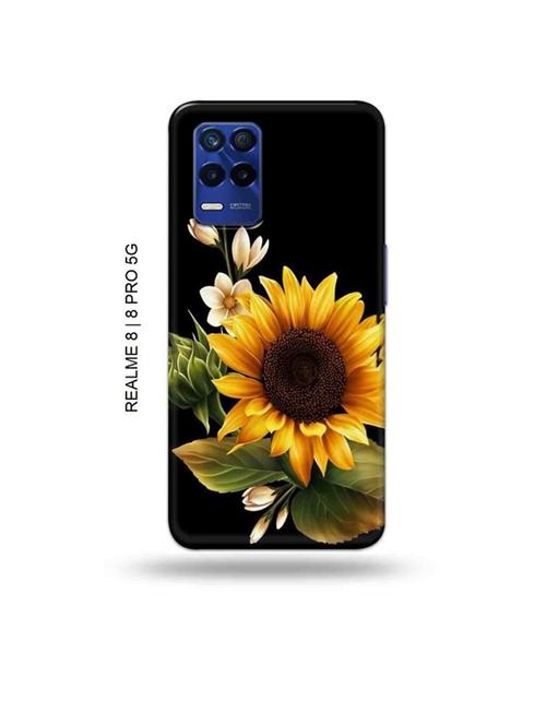 flowers back cover compatible with realme 8, realme 8 pro - 19018788 - Very Small Image - 1