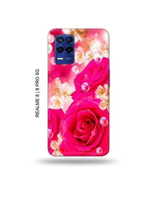 tweakymod designer printed hard case | flowers back cover compatible with realme 8, realme 8 pro - 19018789 - Very Small Image - 1