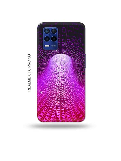 tweakymod designer printed hard case | data flow back cover compatible with realme 8, realme 8 pro - 19018820 - Very Small Image - 1