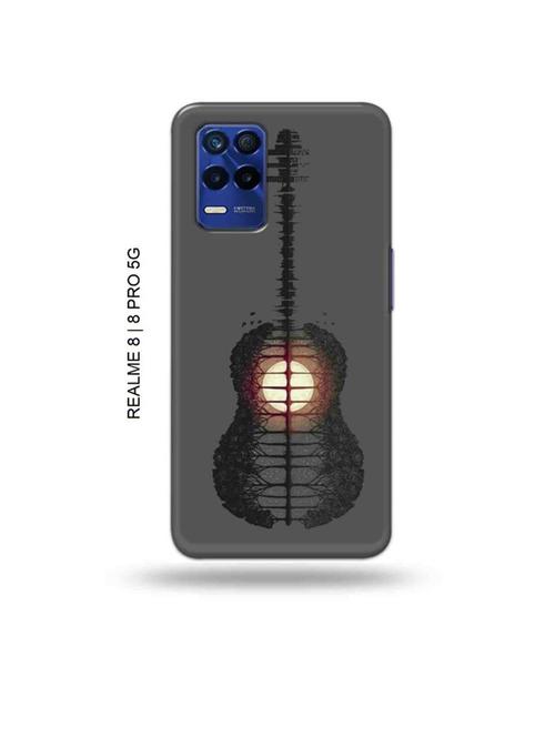 tweakymod designer printed hard case | nature guitar back cover compatible with realme 8, realme 8 pro - 19018824 - Very Small Image - 1