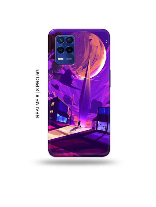 tweakymod designer printed hard case | moon nature back cover compatible with realme 8, realme 8 pro - 19018835 - Very Small Image - 1