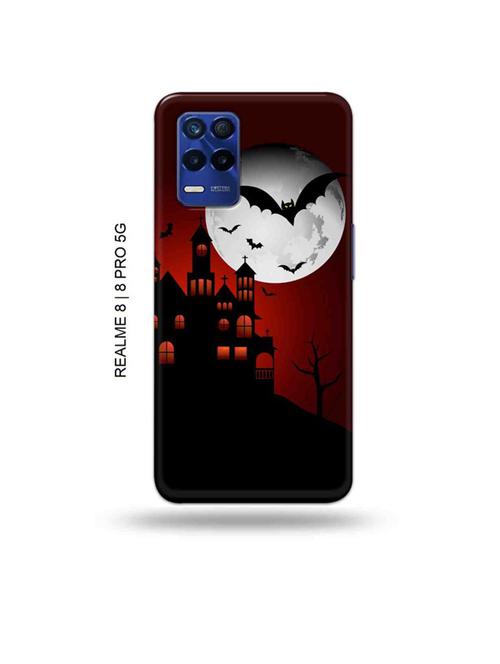 tweakymod designer printed hard case | night castle back cover compatible with realme 8, realme 8 pro - 19018837 - Very Small Image - 1