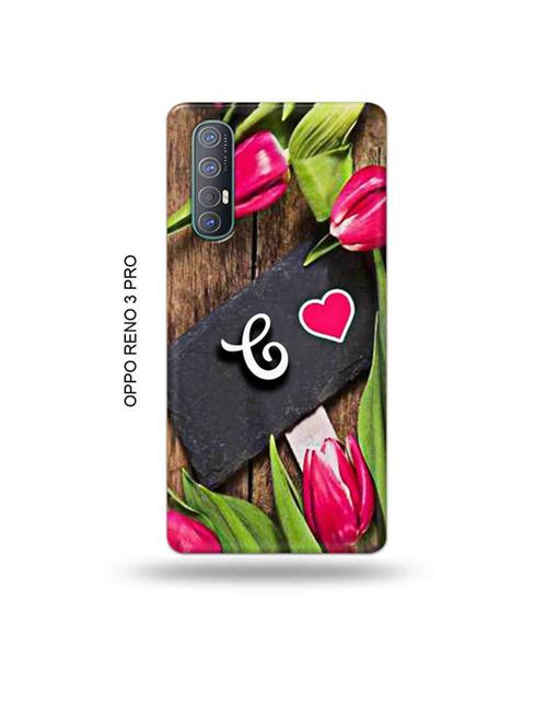 flower letter c back cover compatible with oppo reno 3 pro - 19019376 - Very Small Image - 1