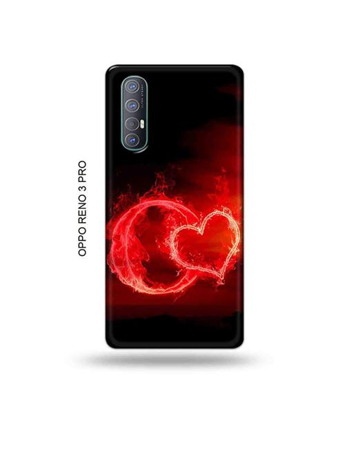 fire heart letter o back cover compatible with oppo reno 3 pro - 19019416 - Very Small Image - 1