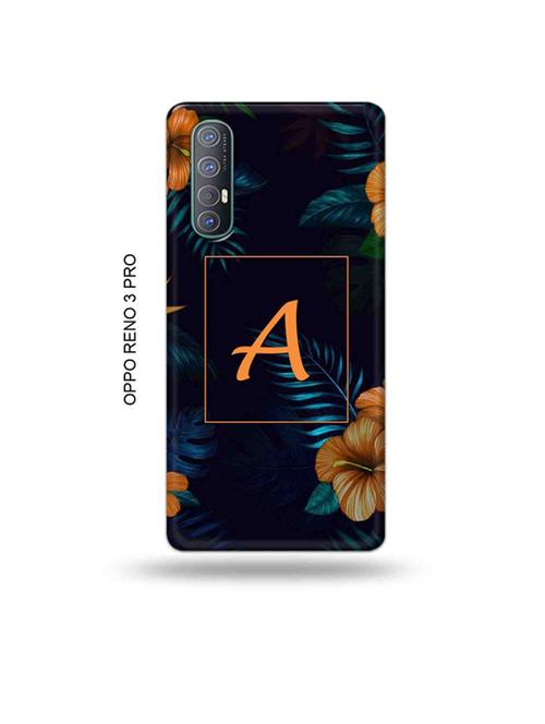 floral a back cover compatible with oppo reno 3 pro - 19019428 - Very Small Image - 1