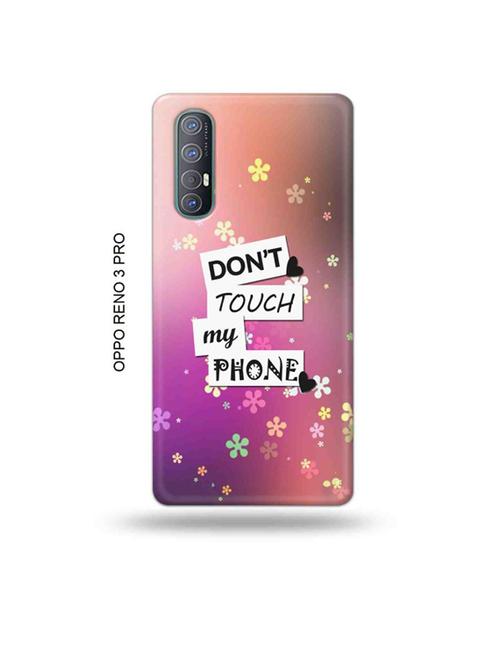 dont touch my phone back cover compatible with oppo reno 3 pro - 19019454 - Very Small Image - 1