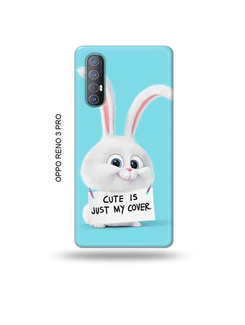 tweakymod designer printed hard case | cute is my cover back cover compatible with oppo reno 3 pro - 19019460 - Very Small Image - 1