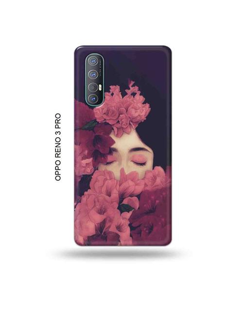 tweakymod designer printed hard case | shy girl back cover compatible with oppo reno 3 pro - 19019468 - Very Small Image - 1