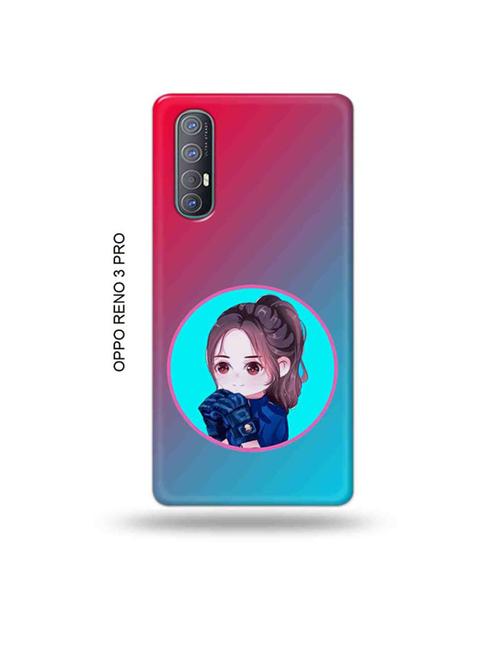 tweakymod designer printed hard case | baby cute girl back cover compatible with oppo reno 3 pro - 19019470 - Very Small Image - 1