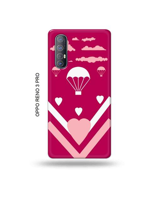 tweakymod designer printed hard case | parachute love back cover compatible with oppo reno 3 pro - 19019475 - Very Small Image - 1