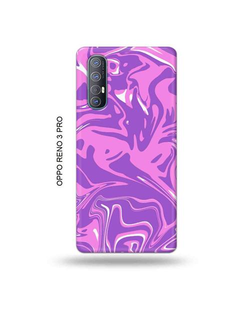 tweakymod designer printed hard case | messy pink back cover compatible with oppo reno 3 pro - 19019506 - Very Small Image - 1