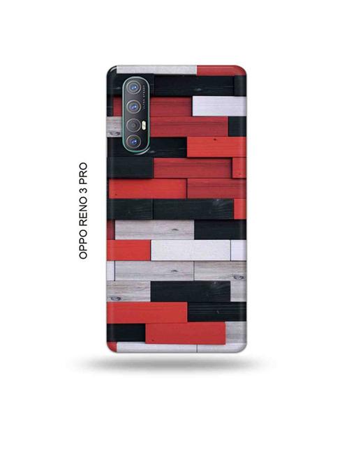 tweakymod designer printed hard case | colour wooden bricks back cover compatible with oppo reno 3 pro - 19019517 - Very Small Image - 1