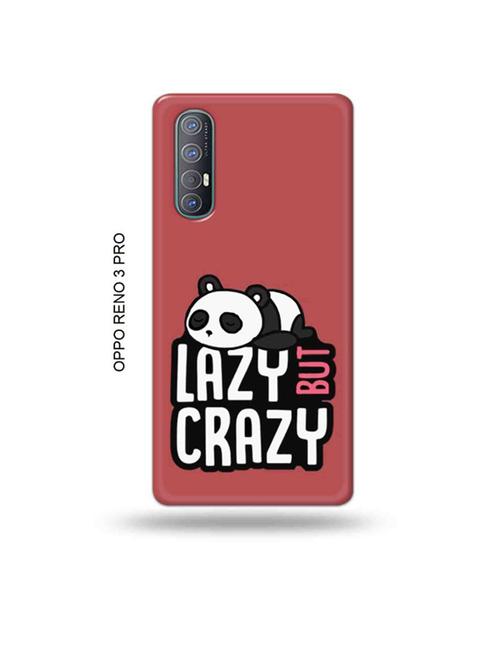 tweakymod designer printed hard case | crazy panda back cover compatible with oppo reno 3 pro - 19019534 - Very Small Image - 1