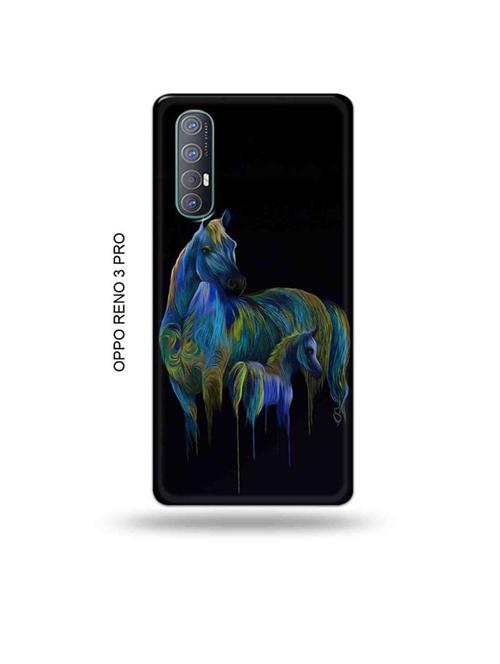 tweakymod designer printed hard case | horse back cover compatible with oppo reno 3 pro - 19019547 - Very Small Image - 1