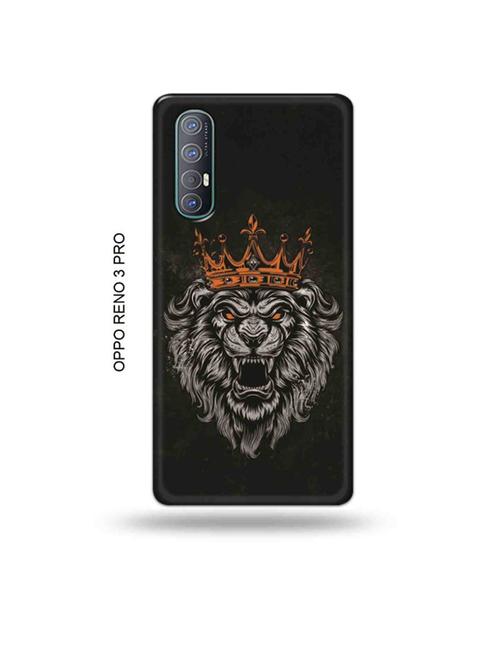 tweakymod designer printed hard case | king lion back cover compatible with oppo reno 3 pro - 19019553 - Very Small Image - 1