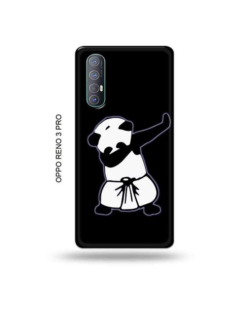 tweakymod designer printed hard case | panda dab back cover compatible with oppo reno 3 pro - 19019556 - Very Small Image - 1