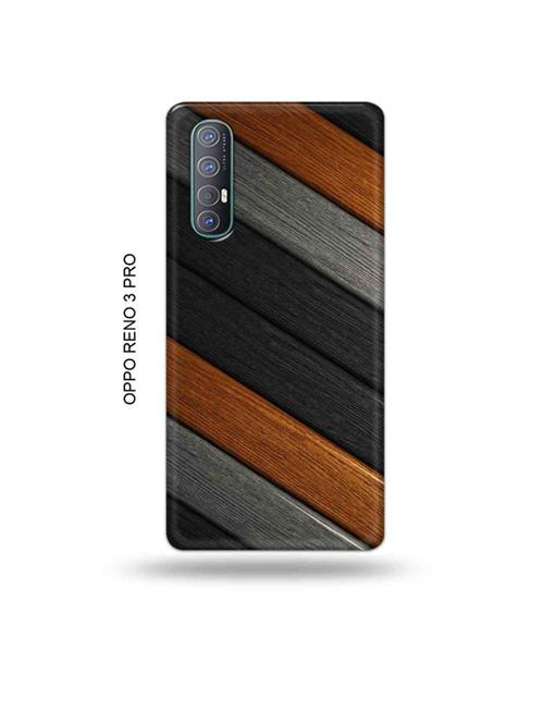 tweakymod designer printed hard case | wooden strips back cover compatible with oppo reno 3 pro - 19019579 - Very Small Image - 1