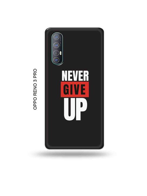 never give up back cover compatible with oppo reno 3 pro - 19019590 - Very Small Image - 1