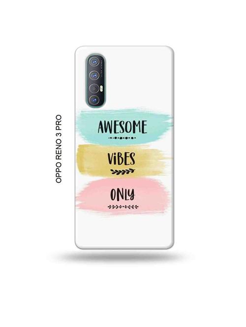 tweakymod designer printed hard case | awesome vibes only back cover compatible with oppo reno 3 pro - 19019595 - Very Small Image - 1