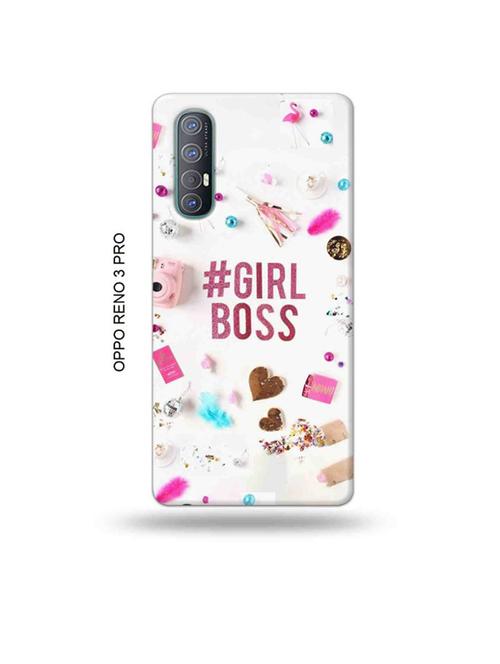 tweakymod designer printed hard case | #girl_boss back cover compatible with oppo reno 3 pro - 19019599 - Very Small Image - 1