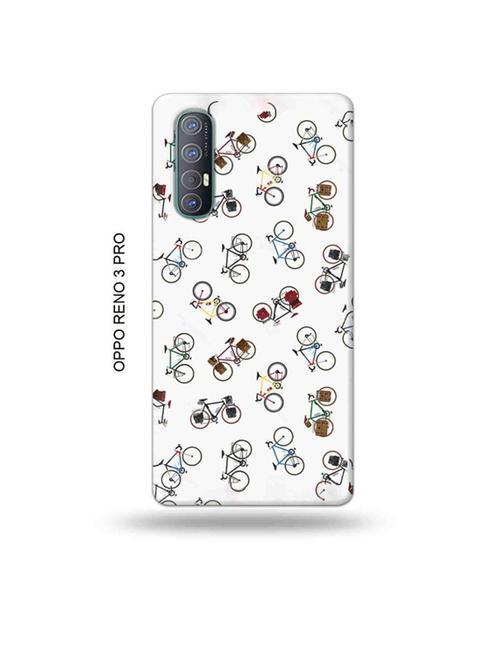 tweakymod designer printed hard case | cycle love back cover compatible with oppo reno 3 pro - 19019659 - Very Small Image - 1