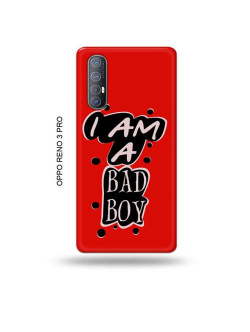 tweakymod designer printed hard case | bad boy back cover compatible with oppo reno 3 pro - 19019662 - Very Small Image - 1