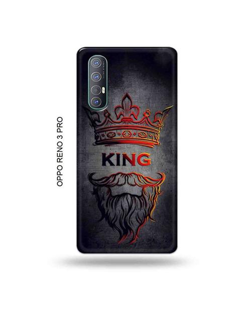 tweakymod designer printed hard case | beard king back cover compatible with oppo reno 3 pro - 19019665 - Very Small Image - 1