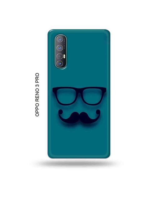 tweakymod designer printed hard case | mustache back cover compatible with oppo reno 3 pro - 19019668 - Very Small Image - 1