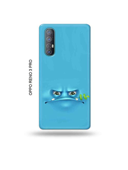 tweakymod designer printed hard case | angry face back cover compatible with oppo reno 3 pro - 19019683 - Very Small Image - 1