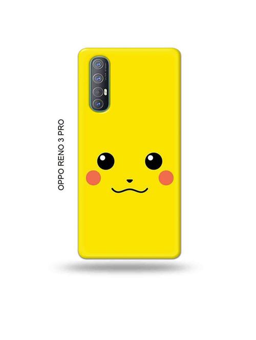 tweakymod designer printed hard case | pika face back cover compatible with oppo reno 3 pro - 19019693 - Very Small Image - 1