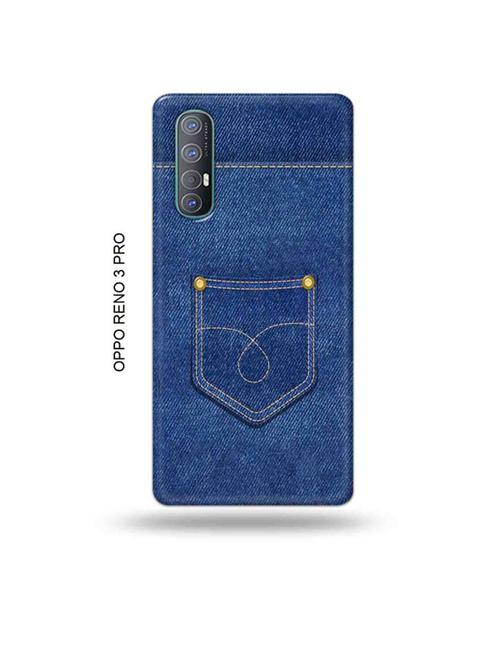 tweakymod designer printed hard case | jean back cover compatible with oppo reno 3 pro - 19019707 - Very Small Image - 1