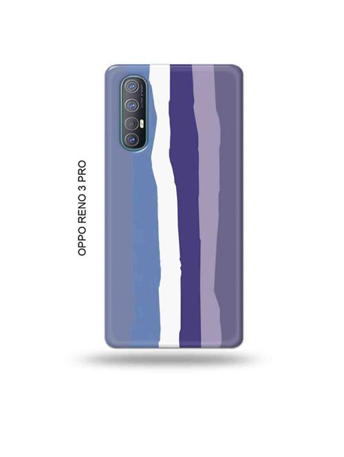 tweakymod designer printed hard case | blue rainbow latest back cover compatible with oppo reno 3 pro - 19019713 - Very Small Image - 1