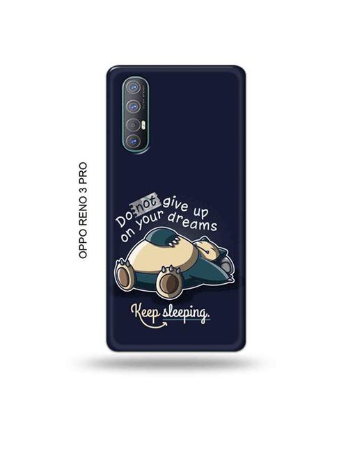tweakymod designer printed hard case | dreams quote back cover compatible with oppo reno 3 pro - 19019748 - Very Small Image - 1