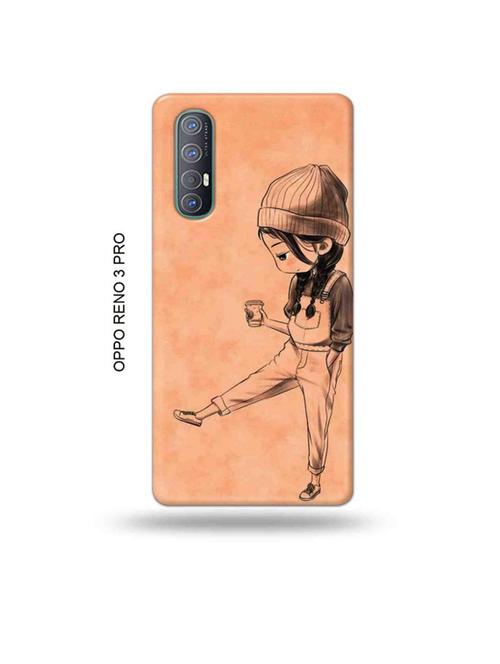 tweakymod designer printed hard case | kiddo girl back cover compatible with oppo reno 3 pro - 19019750 - Very Small Image - 1