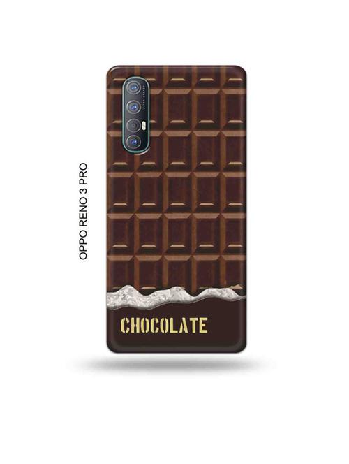 chocolate back cover compatible with oppo reno 3 pro - 19019757 - Very Small Image - 1