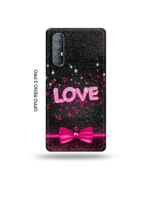 tweakymod designer printed hard case | love back cover compatible with oppo reno 3 pro - 19019773 - Very Small Image - 1